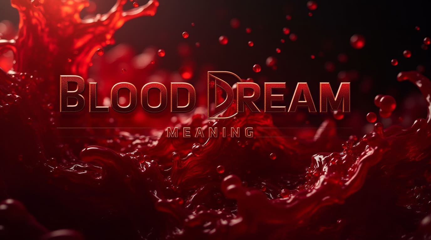 Blood Dream Meaning