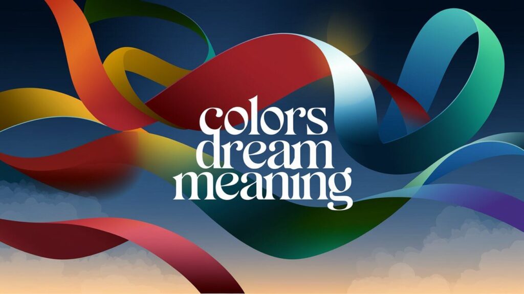 colors dream meaning 1