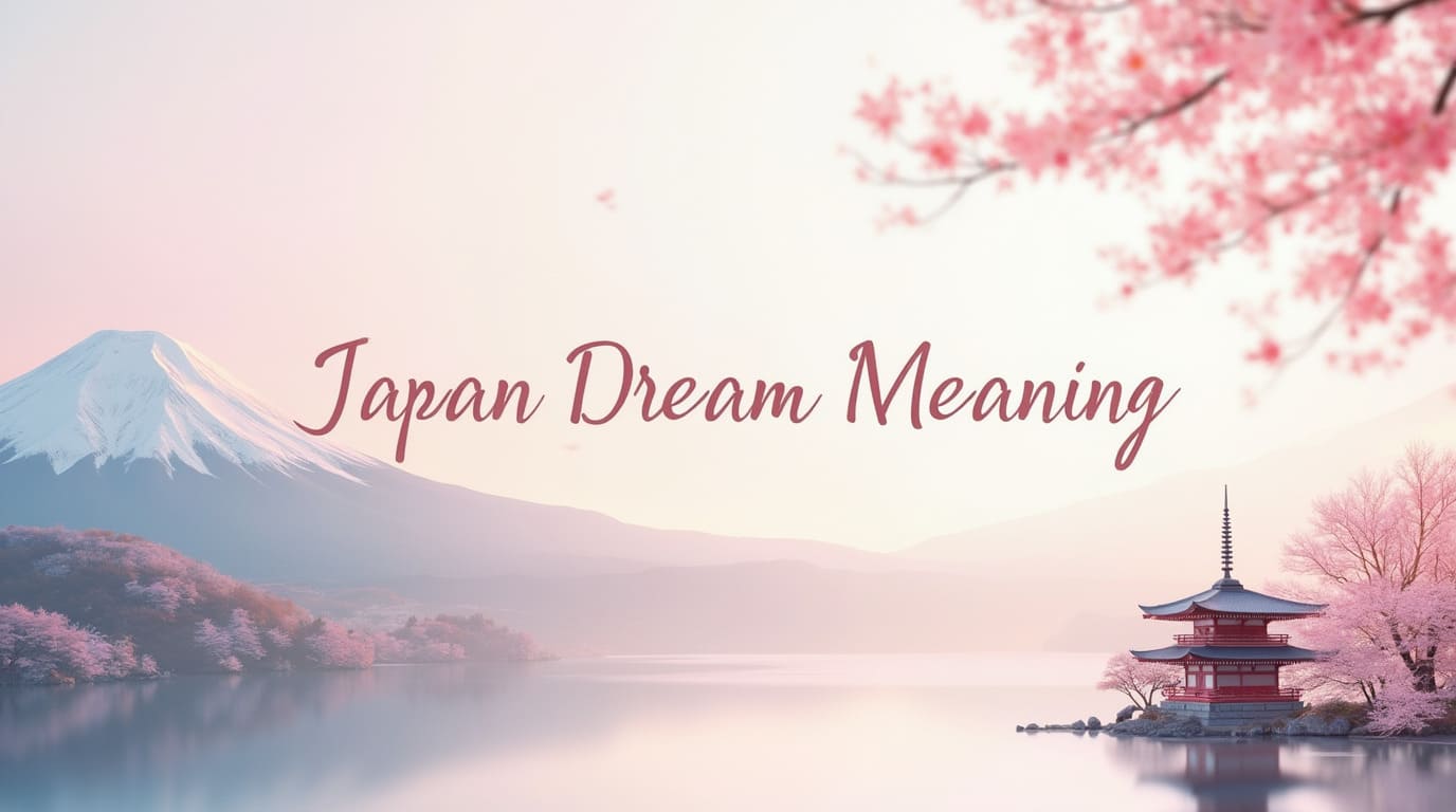 Japan Dream Meaning